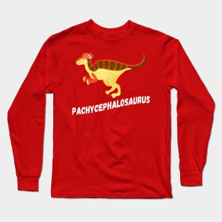 Fun Pachycephalosaurus Dinosaur Design Long Sleeve T-Shirt